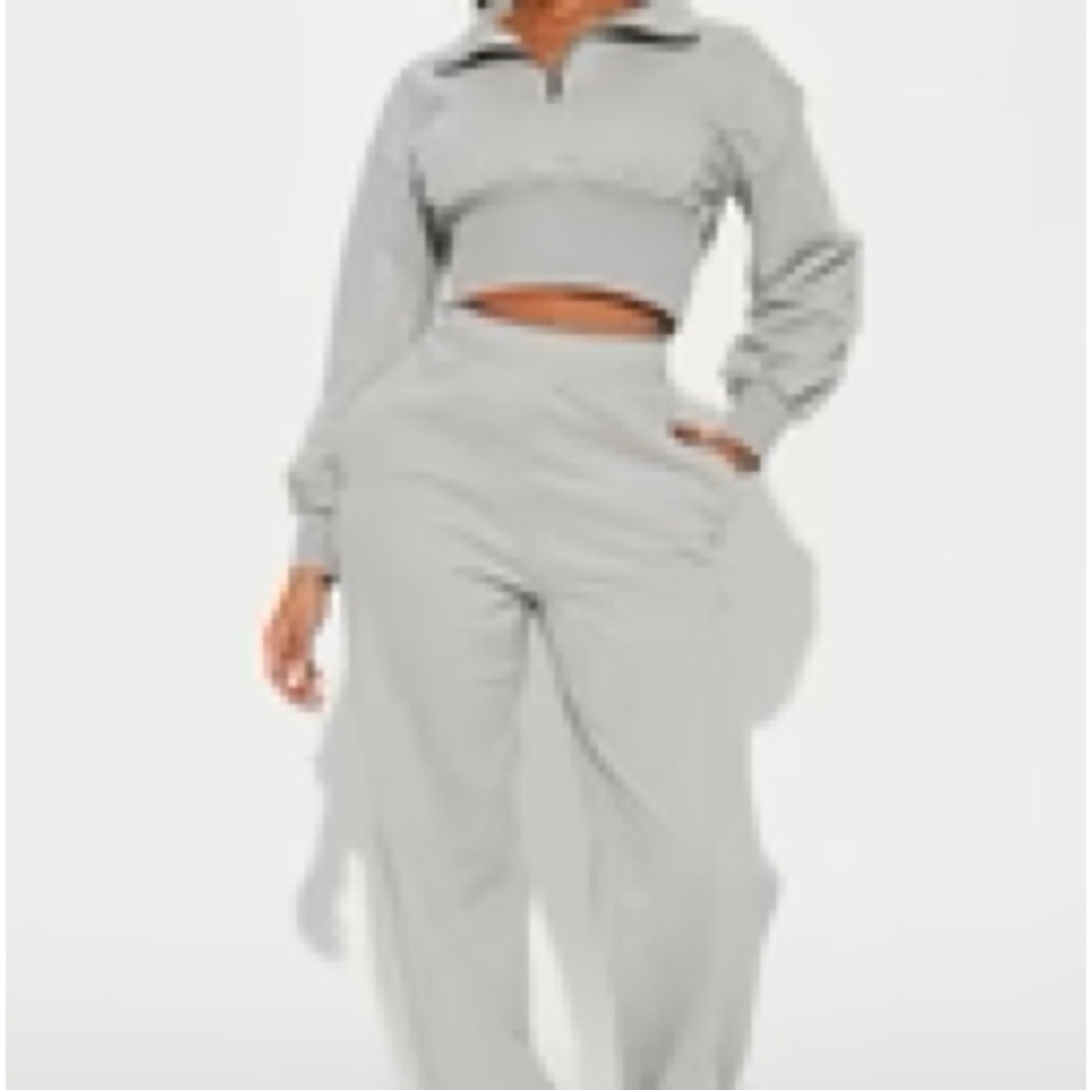 Gray Women's pant set
